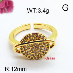 Fashion Brass Ring  F6R400732bbov-J111