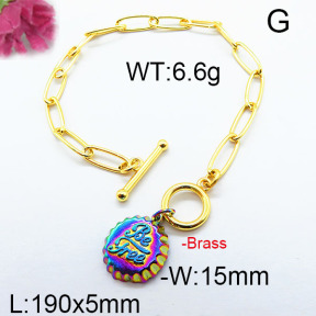 Fashion Brass Bracelet F6B200061bhia-J40