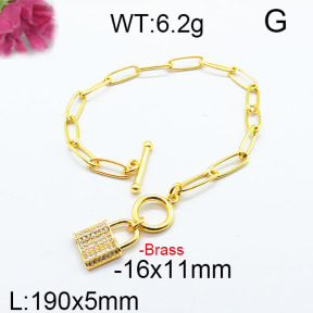 Fashion Brass Bracelet F6B404259ahjb-J40