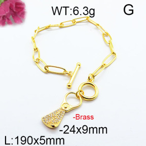 Fashion Brass Bracelet F6B404260ahjb-J40