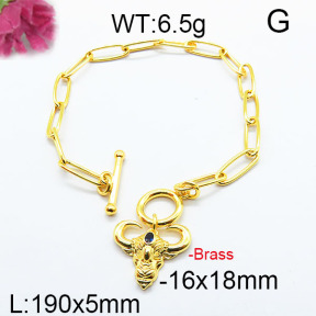 Fashion Brass Bracelet F6B404261bhia-J40