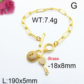 Fashion Brass Bracelet F6B404264ahlv-J40
