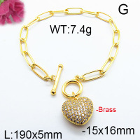 Fashion Brass Bracelet F6B404267vhkb-J40