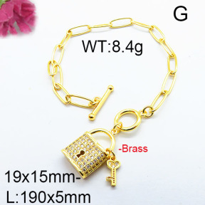 Fashion Brass Bracelet F6B404269ahlv-J40
