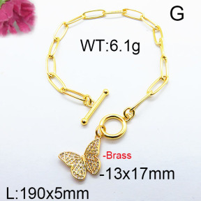 Fashion Brass Bracelet F6B404272ahjb-J40