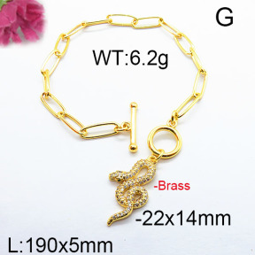 Fashion Brass Bracelet F6B404277vhkb-J40