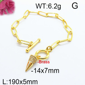 Fashion Brass Bracelet F6B404278ahjb-J40