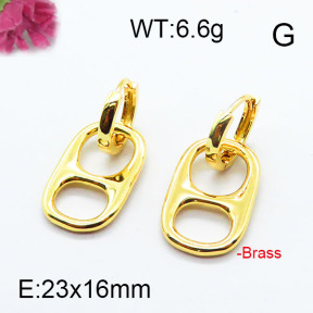 Fashion Brass Earrings F6E200095ahjb-J40