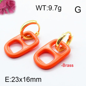 Fashion Brass Earrings F6E303023ahjb-J40