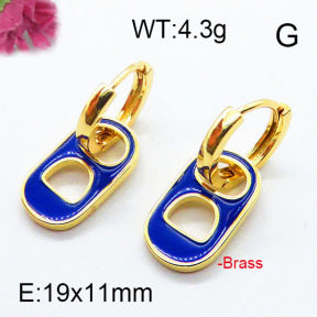 Fashion Brass Earrings F6E303029ahjb-J40