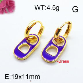Fashion Brass Earrings F6E303033ahjb-J40