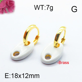 Fashion Brass Earrings F6E303056ahjb-J40