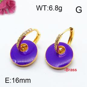 Fashion Brass Earrings F6E303065vhkb-J40