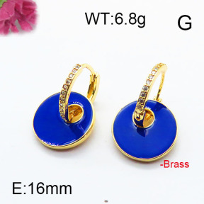 Fashion Brass Earrings F6E303066vhkb-J40