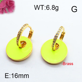 Fashion Brass Earrings F6E303072vhkb-J40