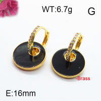 Fashion Brass Earrings F6E303073vhkb-J40