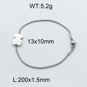 SS Bear Bracelets  TB3001438bhia-659