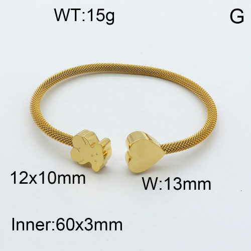 SS Bear Bangles  TZ3001182ahpv-659