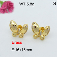 Fashion Brass Earrings  F3E401950ahjb-J40