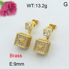 Fashion Brass Earrings  F3E401957ahjb-J40