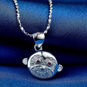 925 Silver Pendant Weight:  2.2g Size: 19*19mm JS0217viij-M112 YJCD004049