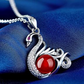 925 Silver Pendant Weight:  3.3g Size: 28*20mm JS0231ajho-M112 YJCD004069