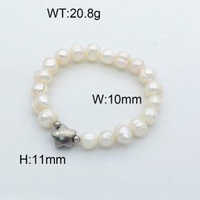 Natural Pearl Bracelet  3B3001189vbpb-908