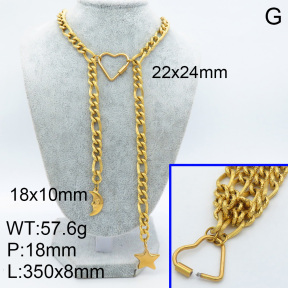 SS Necklace  3N2001640aiil-908