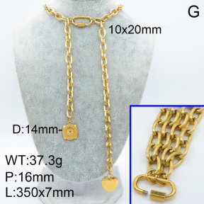 SS Necklace  3N2001646vhol-908