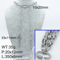 SS Necklace  3N2001653vhml-908