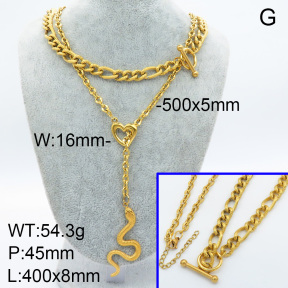 SS Necklace  3N2001666aiil-908