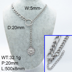 SS Necklace  3N2001721bhia-908