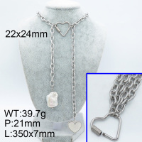 Natural Pearl Necklace  3N3000739vhpl-908