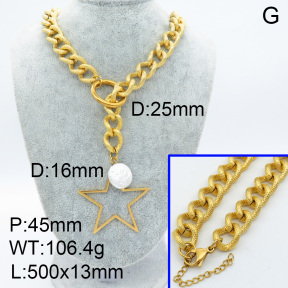 Natural Pearl Necklace  3N3000760ajvb-908