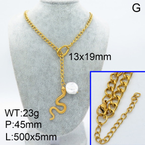 Natural Pearl Necklace  3N3000768vhnv-908