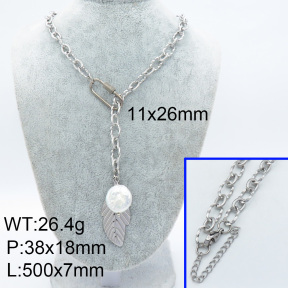 Natural Pearl Necklace  3N3000783vhnl-908