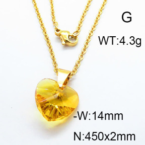SS Necklace  6N4003002aajl-355