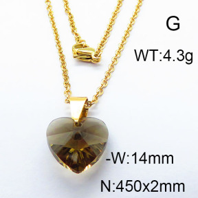 SS Necklace  6N4003003aajl-355
