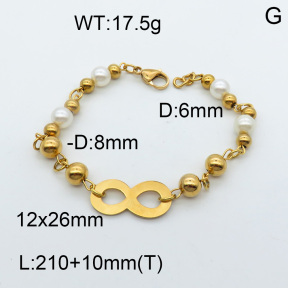 SS Bracelet  3B3002399vbpb-685