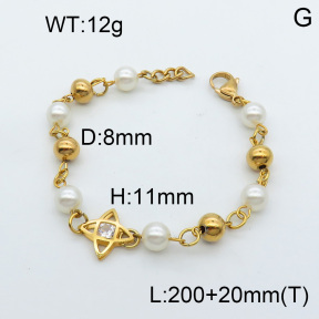 SS Bracelet  3B4002281vbpb-685