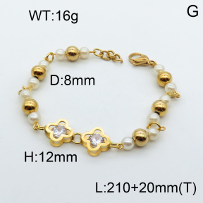 SS Bracelet  3B4002282vbpb-685