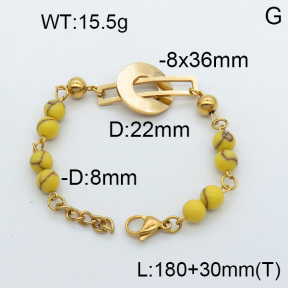 SS Bracelet  3B4002303vbpb-685