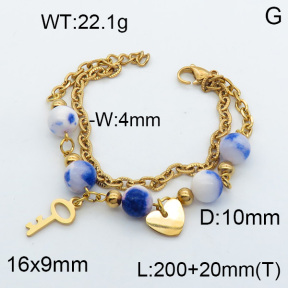 SS Bracelet  3B4002310vbpb-685