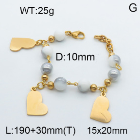 SS Bracelet  3B4002313vbpb-685