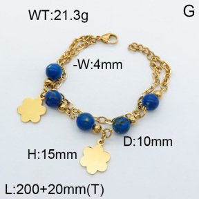 SS Bracelet  3B4002315vbpb-685