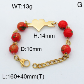 SS Bracelet  3B4002316vbpb-685