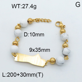 SS Bracelet  3B4002319vbpb-685