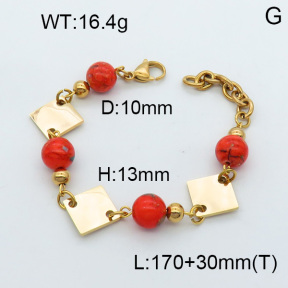 SS Bracelet  3B4002321vbpb-685