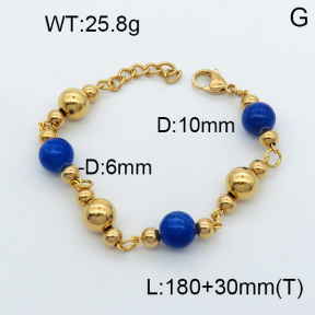 SS Bracelet  3B4002323vbpb-685