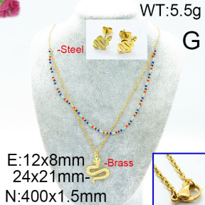 Fashion Brass Sets  F6S0002482bhva-J81